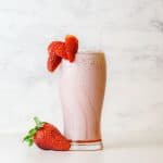 strawberry smoothie vegan detox drink